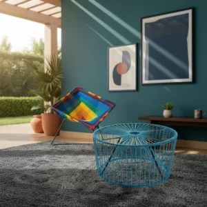 Conjunto Silla Kippi / Mesa Barril